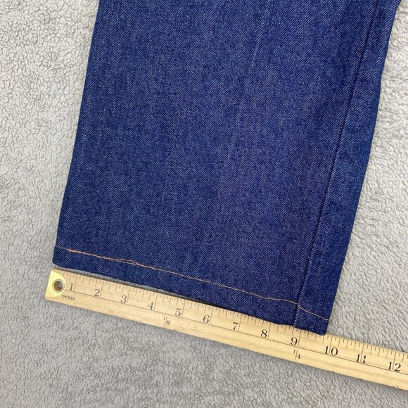 GWG Scrubbies Boot Cut Navy Blue Men's Jeans 38x28*‎ Vintage - Picture 3 of 13